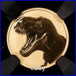 2026 $1 Niue 1 gram Gold Coin T-Rex Tyrannosaurus NGC Rev PF 70 G6384