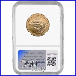 2026 $25 1/2-oz American Gold Eagle NGC MS69 ER Blue Label