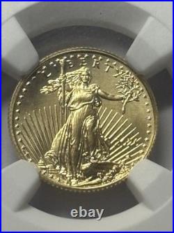 2026 $5 American Gold Eagle 1/10 oz NGC MS69 Official Red Book Label