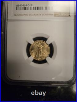 2026 $5 American Gold Eagle Coin 1/10 oz NGC-MS69