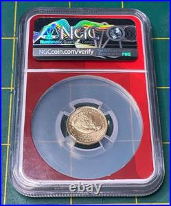 2026 $5 Gold American Eagle Ngc Ms-70 1/10 Oz Edc Red Core