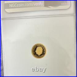 2026 Alderney 5 Gold Coin Queen Elizabeth II 100th Anniv Birth NGC PF69 UC