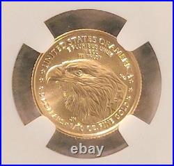 2026 American Gold Eagle 1/10 oz NGC MS69 RED BOOK LABEL $5 Coin. 9167 Fine