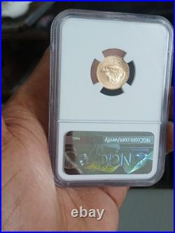 2026 Eagle G$5 MS69 NGC Certified Gold Coin