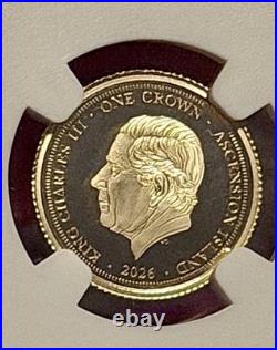 2026 Gold Ascension Crown Queen Elizabeth II 100th Anniv-NGC PF 69 Ultra Cameo