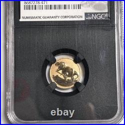 2026 Gold Dinosaur With Sword Tyrannosaurus Rex 2G NGC PF70 Reverse $2 Niue 22K