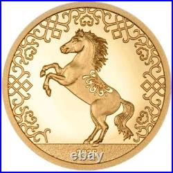 2026 Mongolia Gold 1000tog 0.5g Year of the Horse NGC PF70 First Release