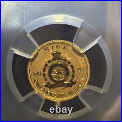 2026 Niue 1 Gram Gold Mermaid Sea Reverse Proof NGC PR70 22KT Gold