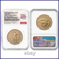 2026-W Enhanced Uncirculated $50 American Gold Eagle NGC MS70 FDI American