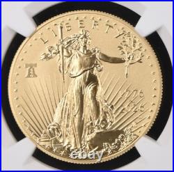 2026 W Gold Enhanced Eagle $50 Liberty Bell Privy NGC MS70 Enhanced AR