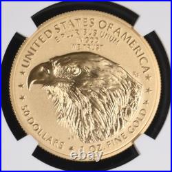 2026 W Gold Enhanced Eagle $50 Liberty Bell Privy NGC MS70 Enhanced AR