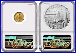2026 W Mercury Dime Gold Coin & Silver Medal Set NGC SP70 FDI First Day MS70 %