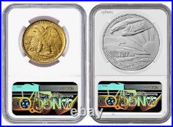 2026 W Walking Liberty Gold Coin &Silver Medal Set NGC SP70 WithOGP FDI #2830