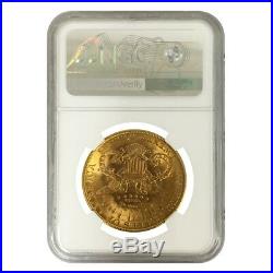 $20 Gold Double Eagle Liberty Head NGC MS 61 (Random Year)