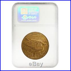 $20 Gold Double Eagle Saint Gaudens NGC/PCGS MS 63 (Random Year)
