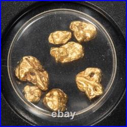 3.07 grams California Gold Nugget AGW 1/10 oz Vaultbox NGC Genuine G6167