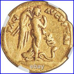 41-42 AD Rare Ancient Gold Roman Empire Coin of Claudius AUREUS NGC CH FINE
