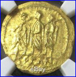 54 Bc. Gold Ancient Thracian Stater Coson Coin Ngc Choice About Unc 4/4
