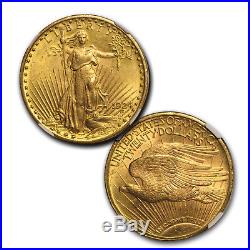 7-Coin $20 Saint-Gaudens Gold Double Eagle Date Set MS-63 NGC SKU#163239