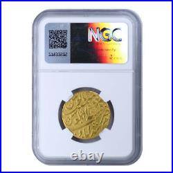 AH1202/19 India Gold Mohur Bengal Presidency Oblique Milling NGC AU Details