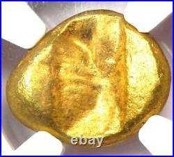 Achaemenid Empire Hero King AV Daric Gold Coin 400 BC Certified NGC AU