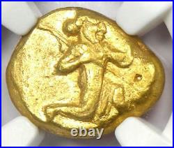 Achaemenid Empire Hero King AV Daric Gold Coin 400 BC Certified NGC AU