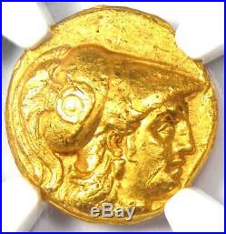 Alexander the Great III AV Gold Stater Coin 336 BC Certified NGC XF Condition