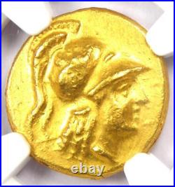 Alexander the Great III AV Stater Gold Coin 336-323 BC Certified NGC AU