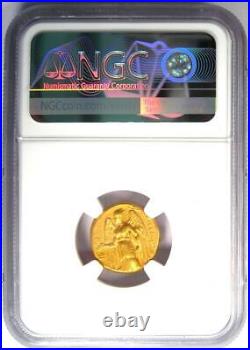 Alexander the Great III AV Stater Gold Coin 336-323 BC Certified NGC XF (EF)