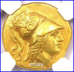 Alexander the Great III AV Stater Gold Macedon Coin 336 BC Certified NGC XF EF