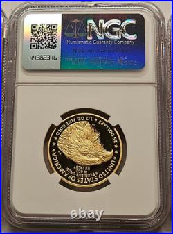 American GOLD Eagle 4 Coin Set PF 70 Ed Moy Signature in Assay $5 $10 $25 $50