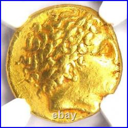 Ancient Greek Philip II AV Gold Stater Coin 359-336 BC Certified NGC XF (EF)