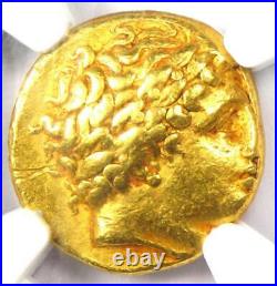 Ancient Greek Philip II AV Gold Stater Coin 359-336 BC Certified NGC XF (EF)