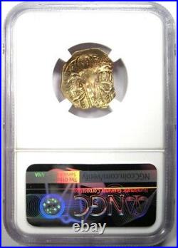 Andronicus II AV Gold Hyperpyron Coin Christ Coin 1325 AD NGC XF 5/5 Surface
