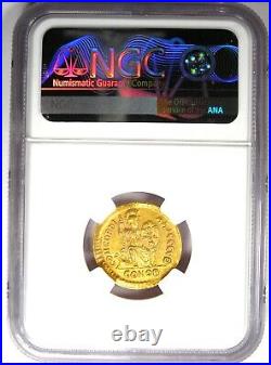 Arcadius AV Solidus Gold Ancient Roman Gold Coin 383-408 AD Certified NGC AU