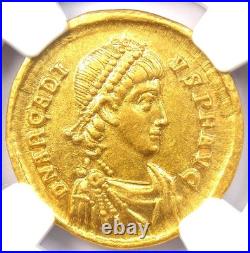 Arcadius AV Solidus Gold Roman Coin 383-408 AD Certified NGC Choice XF (EF) Arcadius AV Solidus Gold Roman Coin 383-408 AD Certified NGC Choice XF (EF)