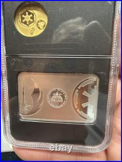 Ascension 2025 $1 Gold Duel on Mustafar Reverse Proof PF70 NGC