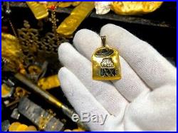 Atocha 1622 Gold Bar Repro Necklace Pirate Gold Coins Treasure Jewelry Pendant