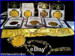 Atocha Shipwreck Gold Bar Treasure Escudos Doubloon Coin Pirate Jewelry Fleet