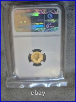 Australia 2013P Year of the Snake Early Releases $5 1/20 oz Gold Coin NGC MS70