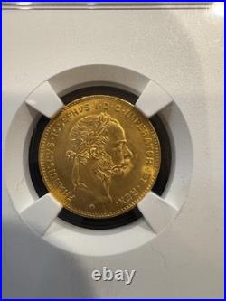 Austria 10 Florin Gold Coin 1892 NGC MS 67 Restrike Uncirculated