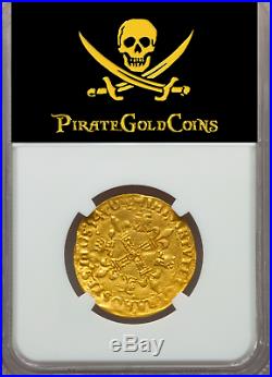 Belgium 1 Couronne D'or 1554 Dated Ngc 61 Gold Coin Brabant/ Antwerp Charlesv