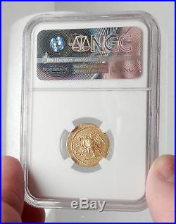 Brutus Julius Caesar Roman Assassin 44BC Ancient Greek GOLD Coin NGC MS i66630