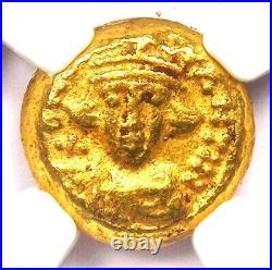 Byzantine Constans II AV Solidus Gold Coin 641-668 AD Certified NGC Choice VF