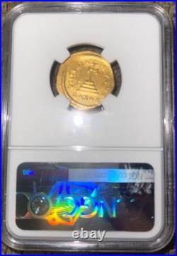 Byzantine Empire Heraclius with Heraclius Constantine AD613-641 (NGC Certified)