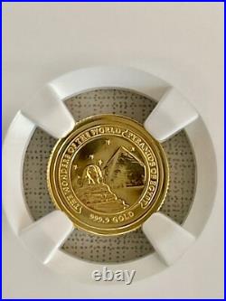 Cambodia 2004 Pyramids of Egypt 3000R 1/25 oz Gold NGC MS70 SKU# 2493