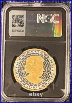 Canada 2024 Peace Dollar UHR 1oz Silver Gilt Proof $1 Coin NGC PF70 UC FR BC