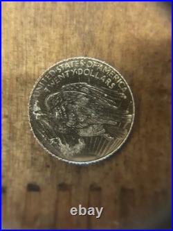 Certified 1907 MCMVII Saint Gaudens Mini 20 Dollar 10k Gold Coin. 16 Grams