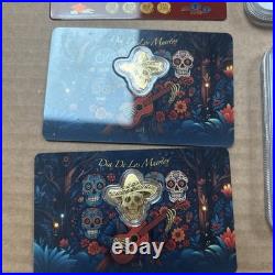 Chinese New Year of The Snake 1/1000 Gold Coin 2x2 Day Of The Dead/NGC 1964-65