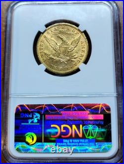 Choice 1894 $10 Liberty Head Gold Eagle MS 61 NGC Early American Gold Coin